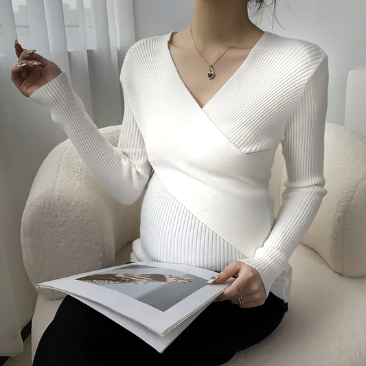 Crossover Maternity & Nursing Sweater