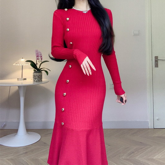 Luna Elegant Knitted Dress